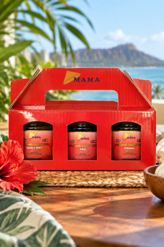 Volcano Garlic Chili Mini Trio – 3 Pack ✨🔥🌋